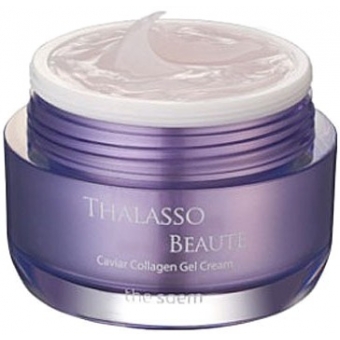 Крем-гель для лица с морским коллагеном The Saem Thalasso Beaute Caviar Collagen Gel Cream